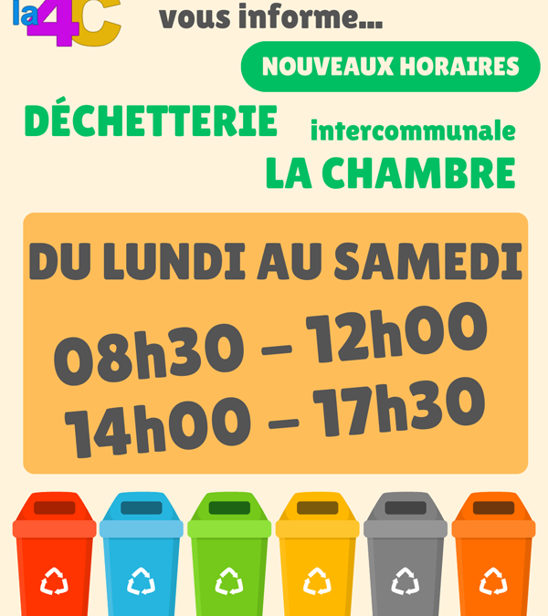 Déchetterie de La Chambre