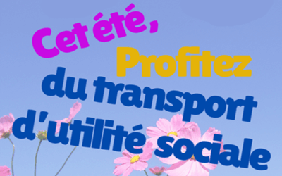 Cet été, profitez du transport d’utilité sociale de la 4C !