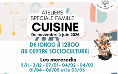 Les ateliers cuisine reviennent chez DECLICC !