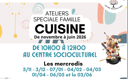 Les ateliers cuisine reviennent chez DECLICC !
