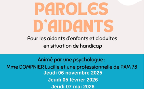 Paroles d’aidants – un temps d’échange pour souffler et partager