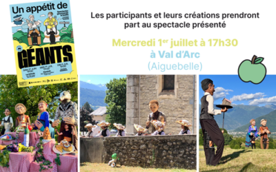 Un atelier artistique pour créer un spectacle… grandeur nature !