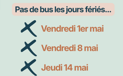 Infos mobilité – Perturbations du service en mai 2026