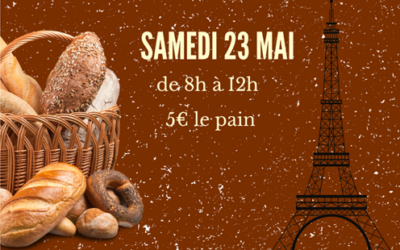 Vente de pains rustiques pour soutenir le projet jeunes « Paris 2026 »
